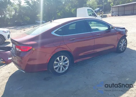 2015 Chrysler 200 C from USA, damaged, VIN 1C3CCCCG1FN711835